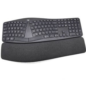 Logitech K860 Wireless‎ Bluetooth Ergonomic Keyboard Split Design PC Mac Black